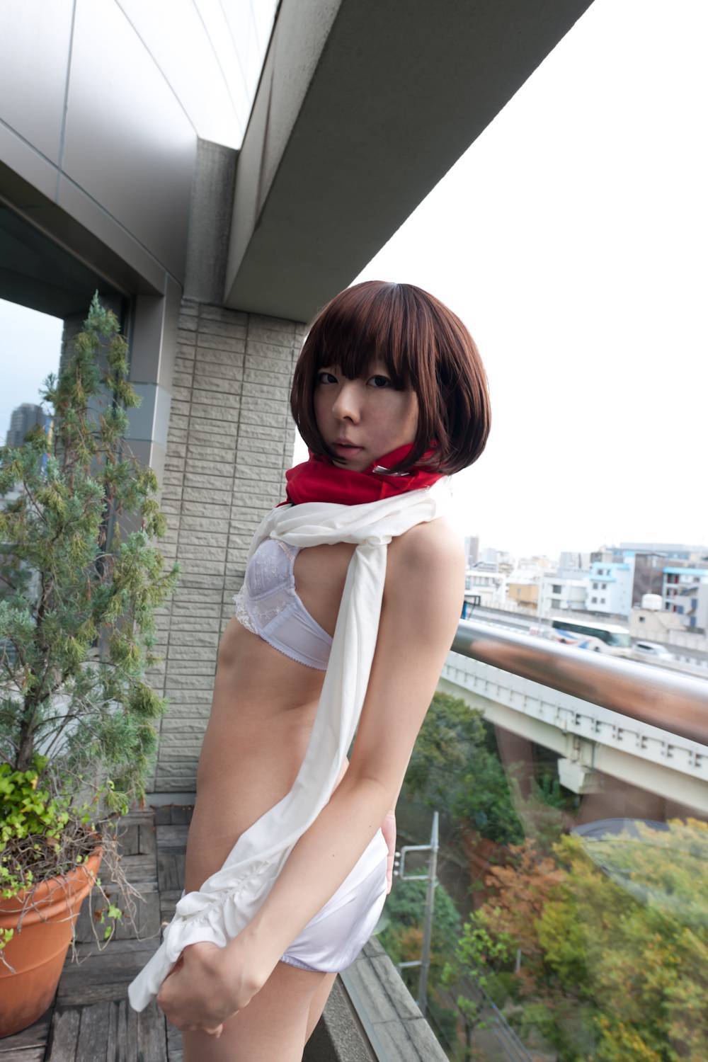 [Cosplay] 2013.07.18 Kanon - Naked around the streets